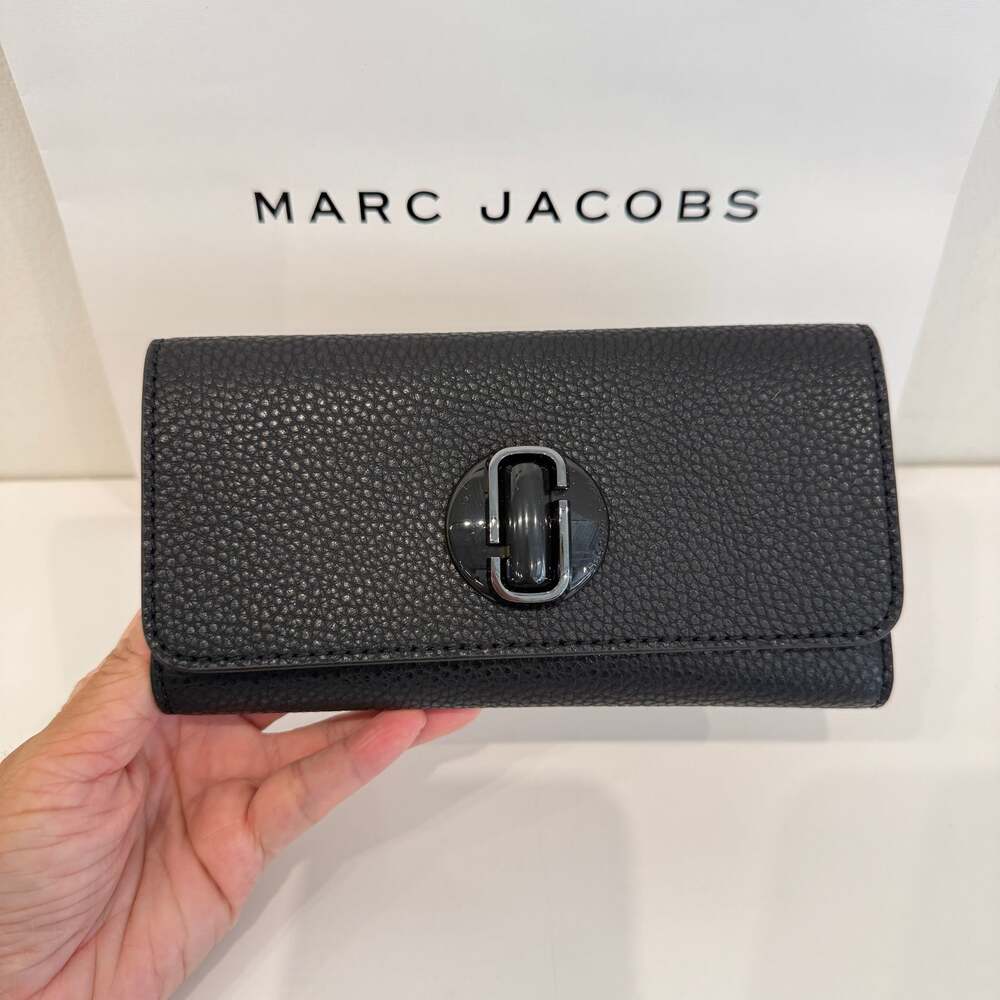New‼️Marc Jacobs Long Wallet 4R6SMP050S01 Black $208